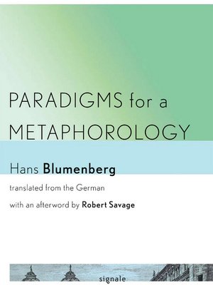 cover image of Paradigms for a Metaphorology